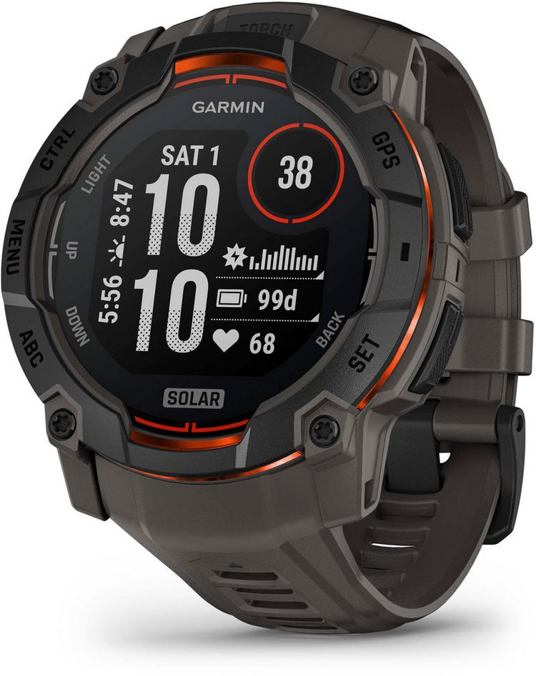 Garmin Garmin Instinct 3 Solar 50 mm Sportuhr - schwarz - 0 | SportScheck