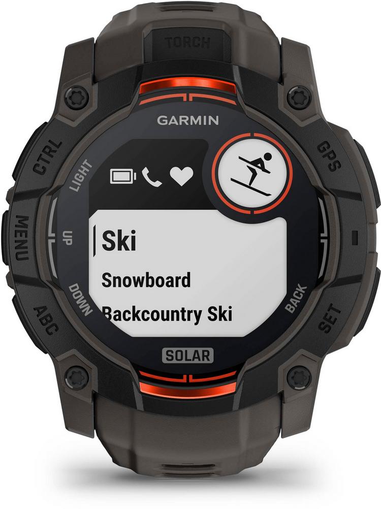 Garmin Garmin Instinct 3 Solar 50 mm Sportuhr - schwarz - 3 | SportScheck