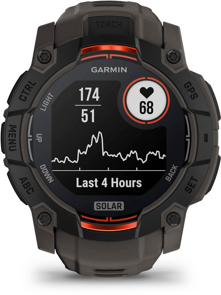 Garmin Garmin Instinct 3 Solar 50 mm Sportuhr - schwarz - 9 | SportScheck