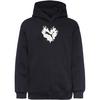 PUMA FLAMING LOVE Hoodie M&auml;dchen - puma black