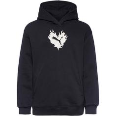 PUMA FLAMING LOVE Hoodie Kinder puma black