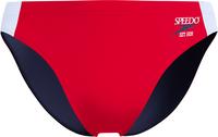 SPEEDO Colorblock Badehose Herren - high risk red