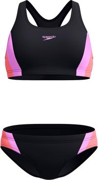SPEEDO Colourblock Splice Bikini Set Damen - neon violet