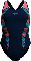 SPEEDO Placement Schwimmanzug Damen - zoom boom placement - true navy