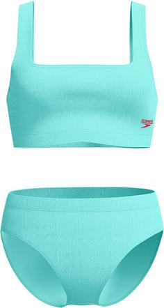 SPEEDO Textured Deep Bikini Set Damen arctic glass
