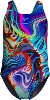 SPEEDO Digital Allover Leaderback Badeanzug M&auml;dchen - arctic glass