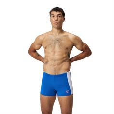 Rückansicht von SPEEDO Colorblock Kastenbadehose Herren turkish sea