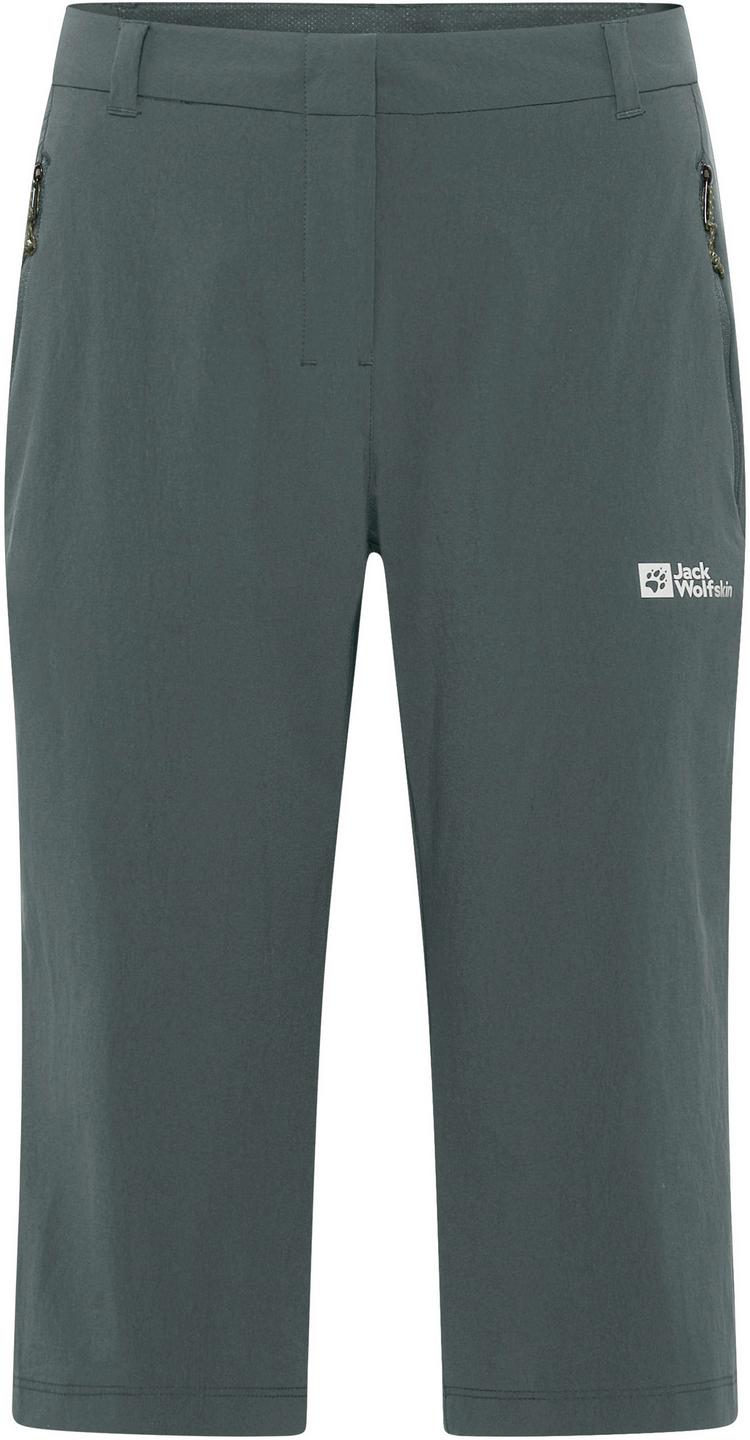 Jack Wolfskin Jack Wolfskin HIKEOUT Caprihose Damen - slate green - 0 | SportScheck