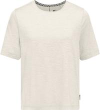 Jack Wolfskin TRAVEL Funktionsshirt Damen - cotton white heather