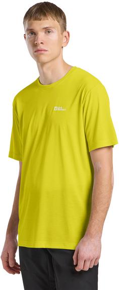 Rückansicht von Jack Wolfskin VONNAN Funktionsshirt Herren chartreuse