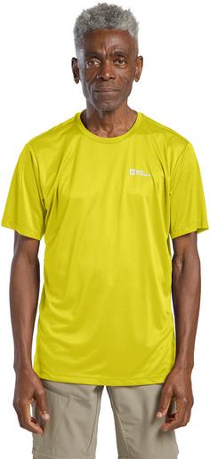 Rückansicht von Jack Wolfskin TECH Funktionsshirt Herren chartreuse