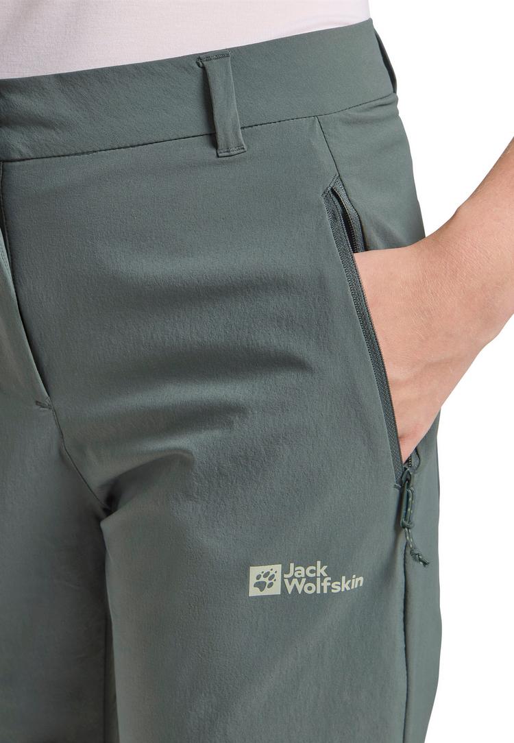 Jack Wolfskin Jack Wolfskin HIKEOUT Caprihose Damen - slate green - 3 | SportScheck