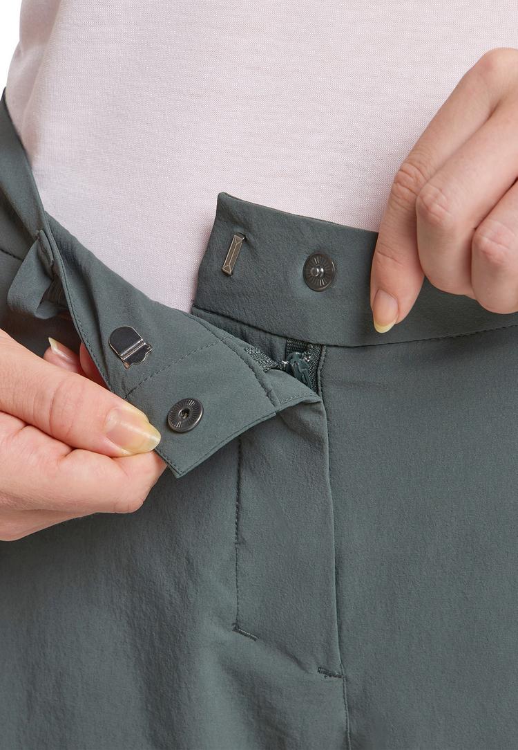 Jack Wolfskin Jack Wolfskin HIKEOUT Caprihose Damen - slate green - 4 | SportScheck