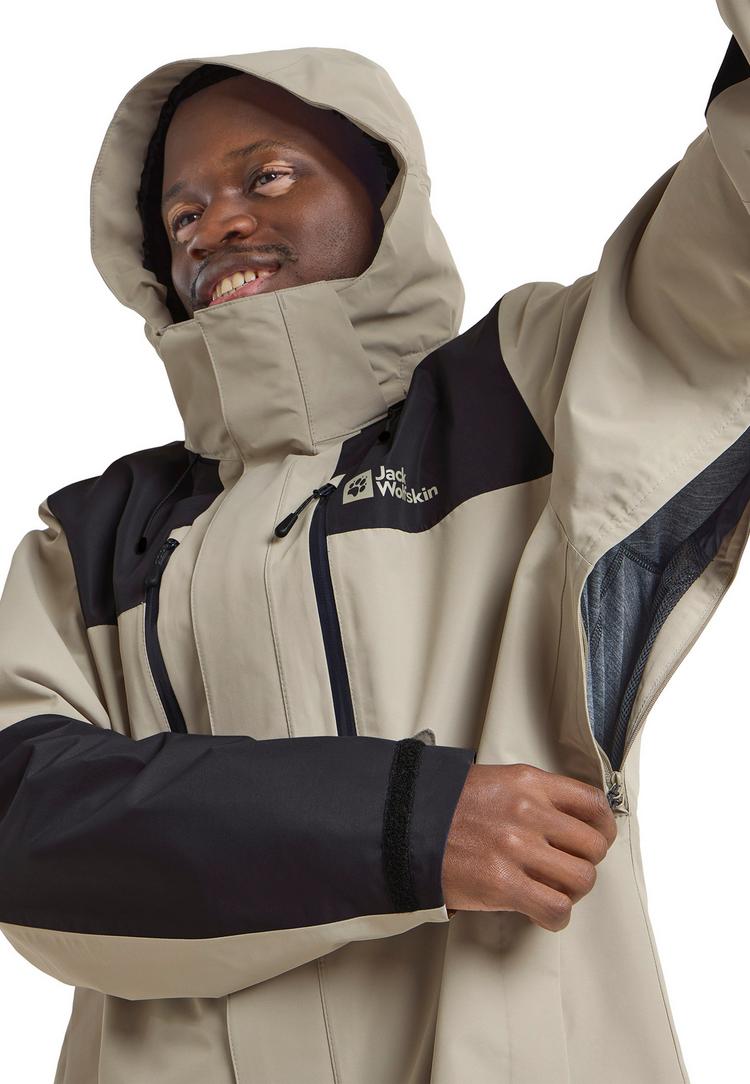 Jack Wolfskin Jack Wolfskin JASPER 2L Hardshelljacke Herren - stone - 8 | SportScheck