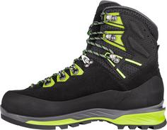 Rückansicht von Lowa TICAM EVO GTX Alpine Bergschuhe Herren schwarz-limone