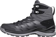 Rückansicht von Lowa FERROX GTX MID Wanderschuhe Herren schwarz-anthrazit