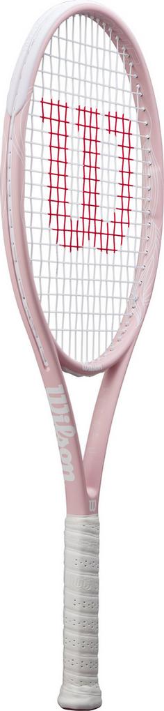 Rückansicht von Wilson INTRIGUE SE Tennisschläger pink-white