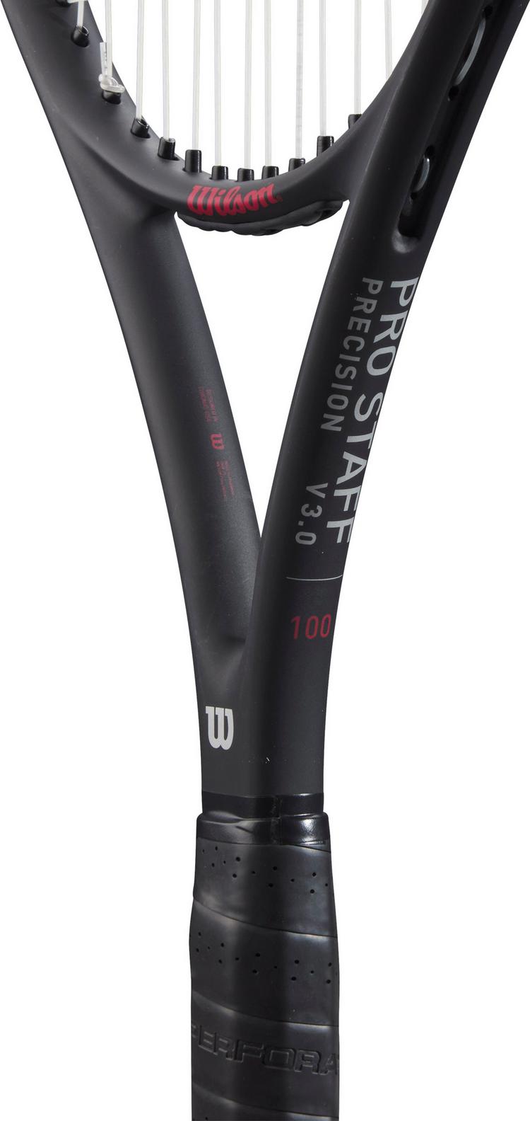 Wilson Wilson PRO STAFF PRECISION 100 Tennisschl&auml;ger - black-red-white - 3 | SportScheck