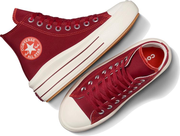 CONVERSE CONVERSE Move Platform Retro Sport Sneaker Damen - park red-egret-vermillion red - 0 | SportScheck