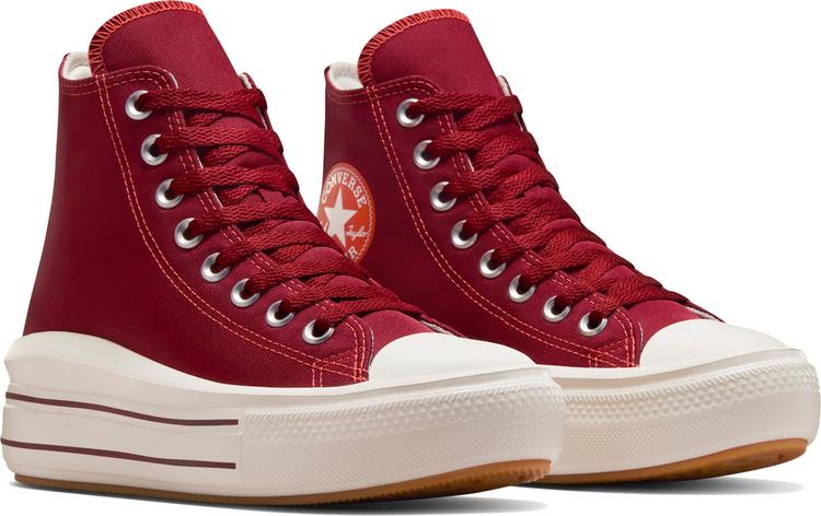 CONVERSE CONVERSE Move Platform Retro Sport Sneaker Damen - park red-egret-vermillion red - 2 | SportScheck