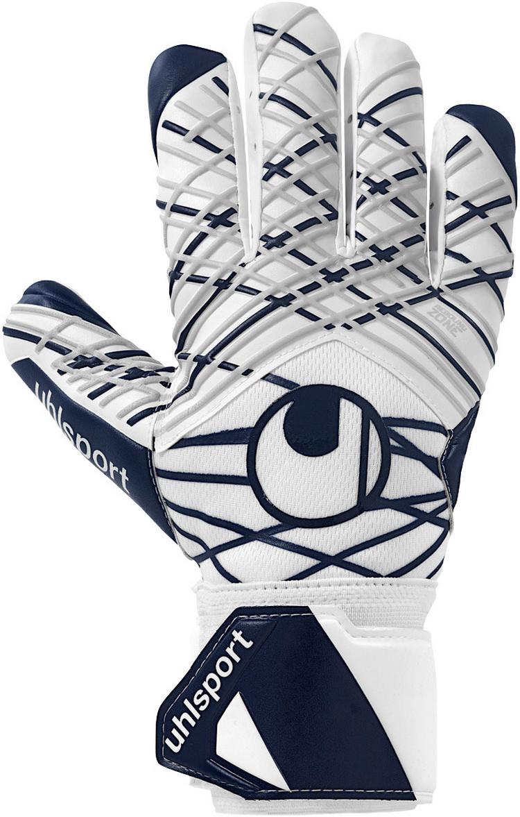 Uhlsport Uhlsport Supersoft HN Torwarthandschuhe - white-navy- silver - 0 | SportScheck