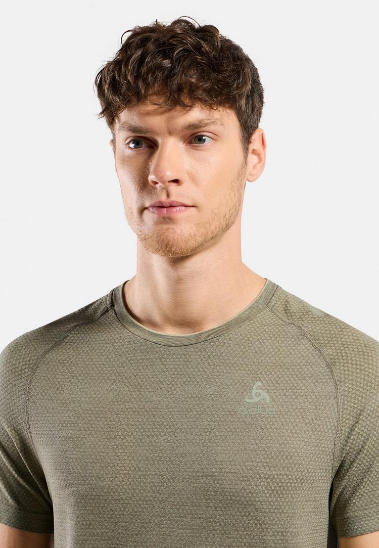 Odlo Odlo Essentials Funktionsshirt Herren - vetiver melange - 3 | SportScheck