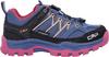 CMP Rigel Low WP Wanderschuhe Kinder - ocean-fuxia