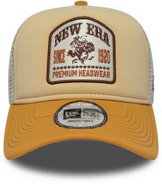 Rückansicht von New Era Trucker Cap stone-curry