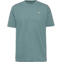 PUMA Essentiell Elevated T-Shirt Herren green moon