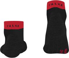 Rückansicht von Falke RU4 Laufsocken Herren black