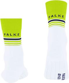 Rückansicht von Falke RU4 Laufsocken Herren white-grün