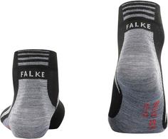 Rückansicht von Falke BC6 Pro Fahrradsocken black-mix