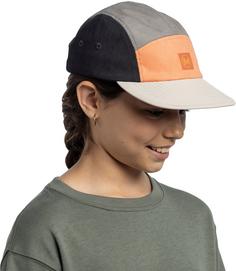 Rückansicht von BUFF 5 Panel Go Cap Kinder colart tundra khaki