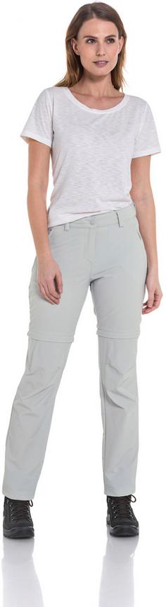 Rückansicht von Schöffel Ascona Zipphose Damen gray violet