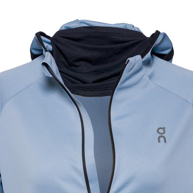 On On Climate Zip Laufjacke Damen - chambray - 0 | SportScheck
