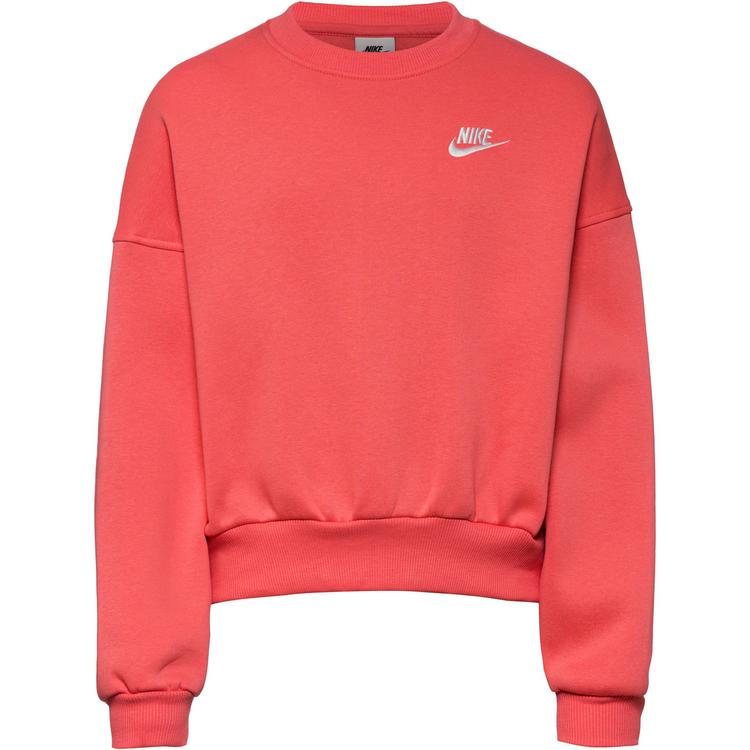 Nike Nike NSW CLUB FLEECE Sweatshirt M&auml;dchen - magic ember-white - 0 | SportScheck