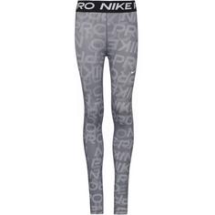 Nike Pro Tights Kinder smoke grey-black-white