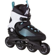 Rückansicht von K2 ASCENT 80 Fitness Skates Damen black-white-turquise