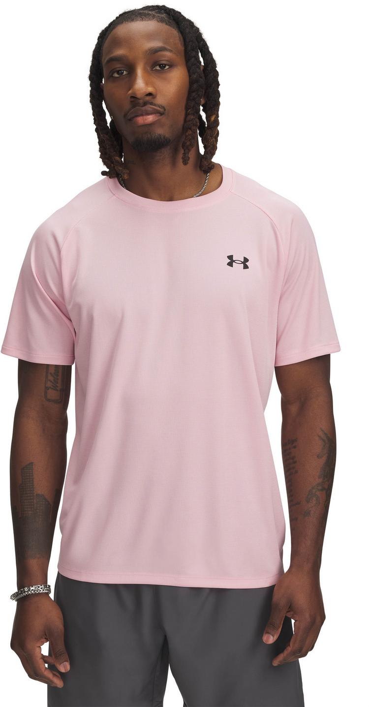 Under Armour Under Armour Tech Textured Funktionsshirt Herren - prime pink - 0 | SportScheck