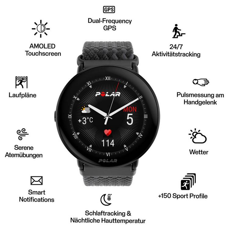 Polar Polar IGNITE 3 Sportuhr - black - 0 | SportScheck