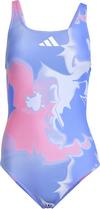 adidas Tie Dye Schwimmanzug Damen - cobalt blue-white