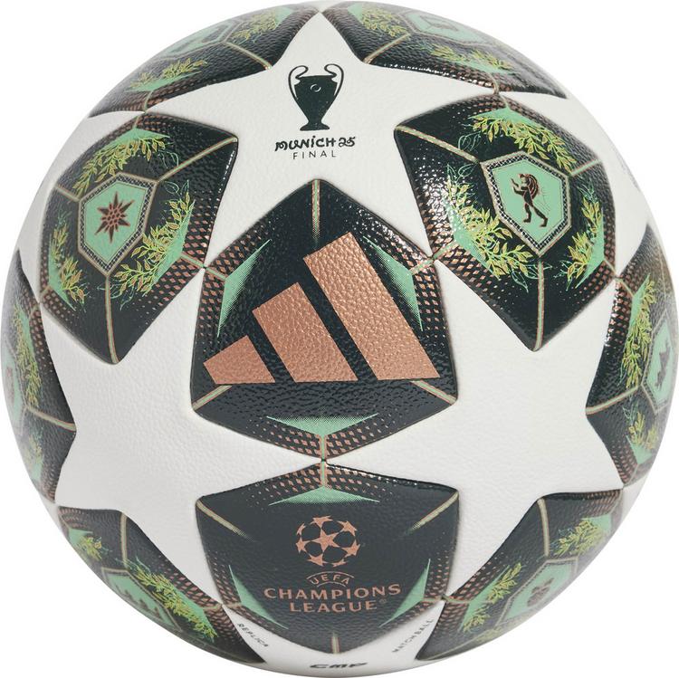 adidas adidas UCL COM Fu&szlig;ball - white-shadow green-solar slime - 0 | SportScheck