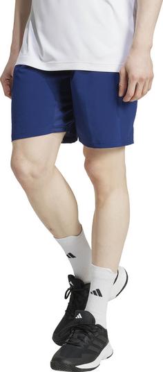 Rückansicht von adidas Club 7IN Tennisshorts Herren dark blue