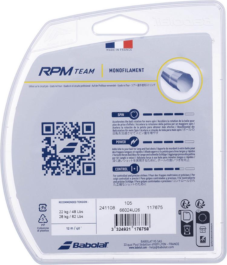 Babolat Babolat RPM TEAM 12M Kunstsaite - schwarz - 0 | SportScheck