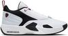 Nike MAX AURA 6 Basketballschuhe Herren - white-black-gym red