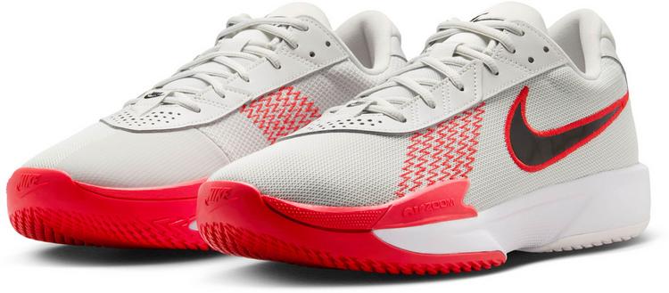 Nike Nike AIR ZOOM G.T. CUT ACADEMY Basketballschuhe Herren - photon dust-black-lt crimson-white - 3 | SportScheck