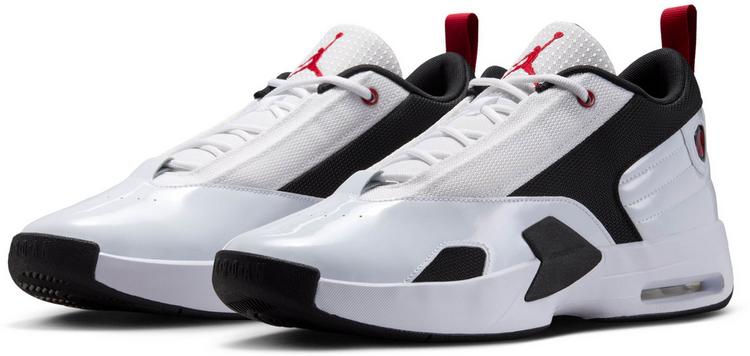 Nike Nike MAX AURA 6 Basketballschuhe Herren - white-black-gym red - 3 | SportScheck