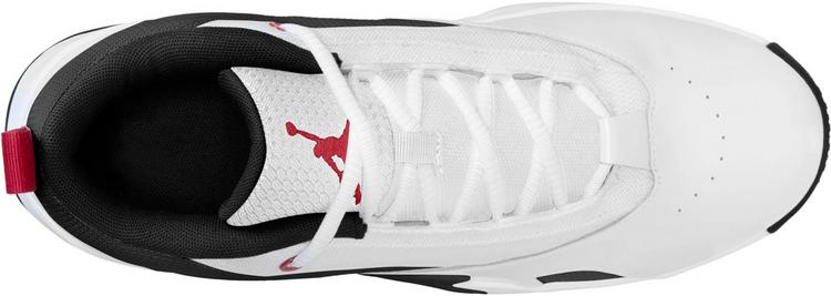 Nike Nike MAX AURA 6 Basketballschuhe Herren - white-black-gym red - 4 | SportScheck