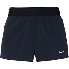 Nike Swift Laufshorts Damen black-reflective silv