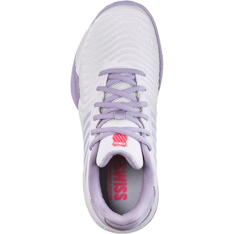 K-Swiss K-Swiss EXPRESS LIGHT 3 CLAY Tennisschuhe Damen - white-orchid petal-neon blaze - 0 | SportScheck